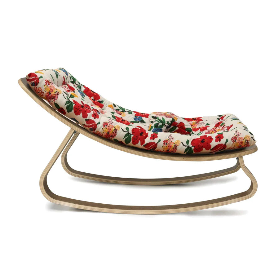 Charlie Crane ベビーバウンサー｜Babywippe LEVO Walnut｜Hibiskus
