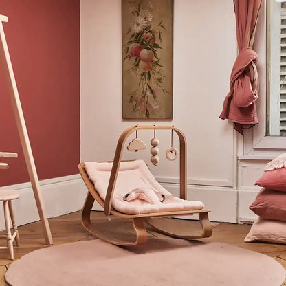 Charlie Crane ベビーバウンサー｜Babywippe LEVO Walnut｜Nude