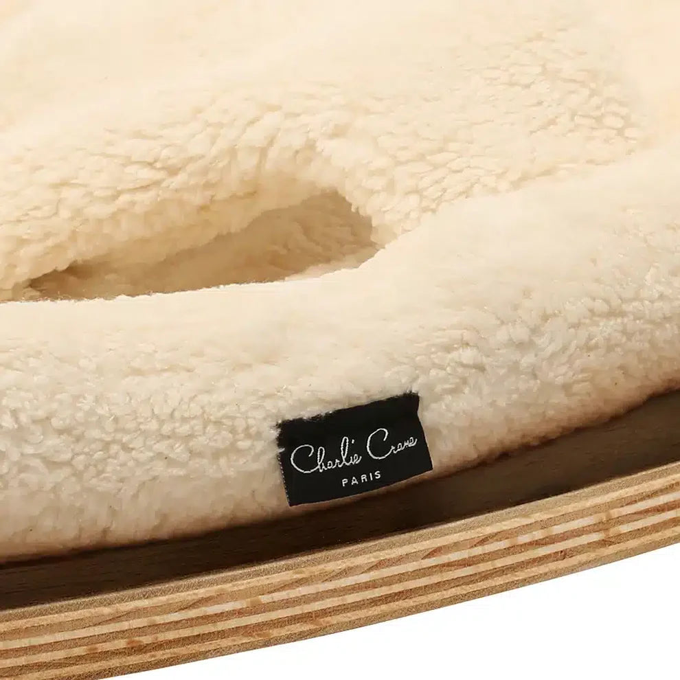 Charlie Crane ベビーバウンサー｜Babywippe LEVO Walnut｜Fur Milk