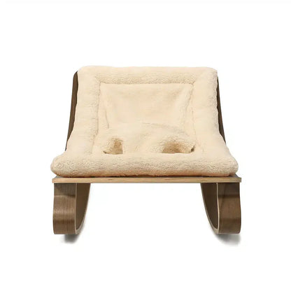 Charlie Crane ベビーバウンサー｜Babywippe LEVO Walnut｜Fur Milk