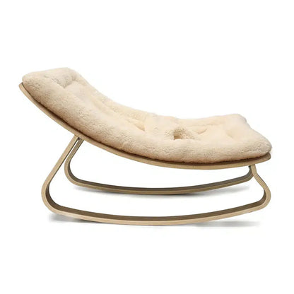 Charlie Crane ベビーバウンサー｜Babywippe LEVO Walnut｜Fur Milk