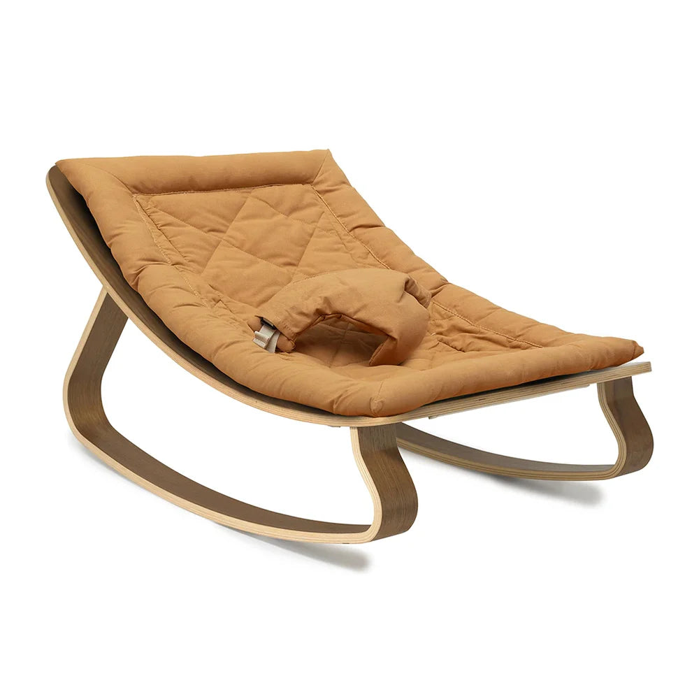 Charlie Crane ベビーバウンサー｜Babywippe LEVO Walnut｜Camel