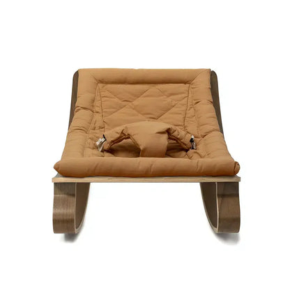 Charlie Crane ベビーバウンサー｜Babywippe LEVO Walnut｜Camel