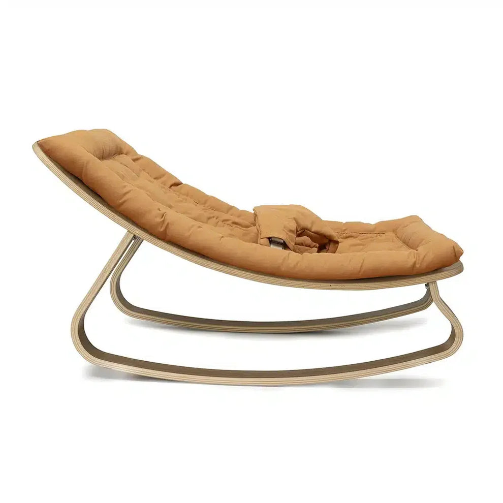 Charlie Crane ベビーバウンサー｜Babywippe LEVO Walnut｜Camel