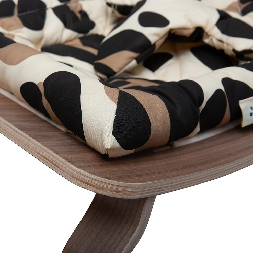 Charlie Crane ベビーバウンサー｜Babywippe LEVO Walnut｜ Leopard