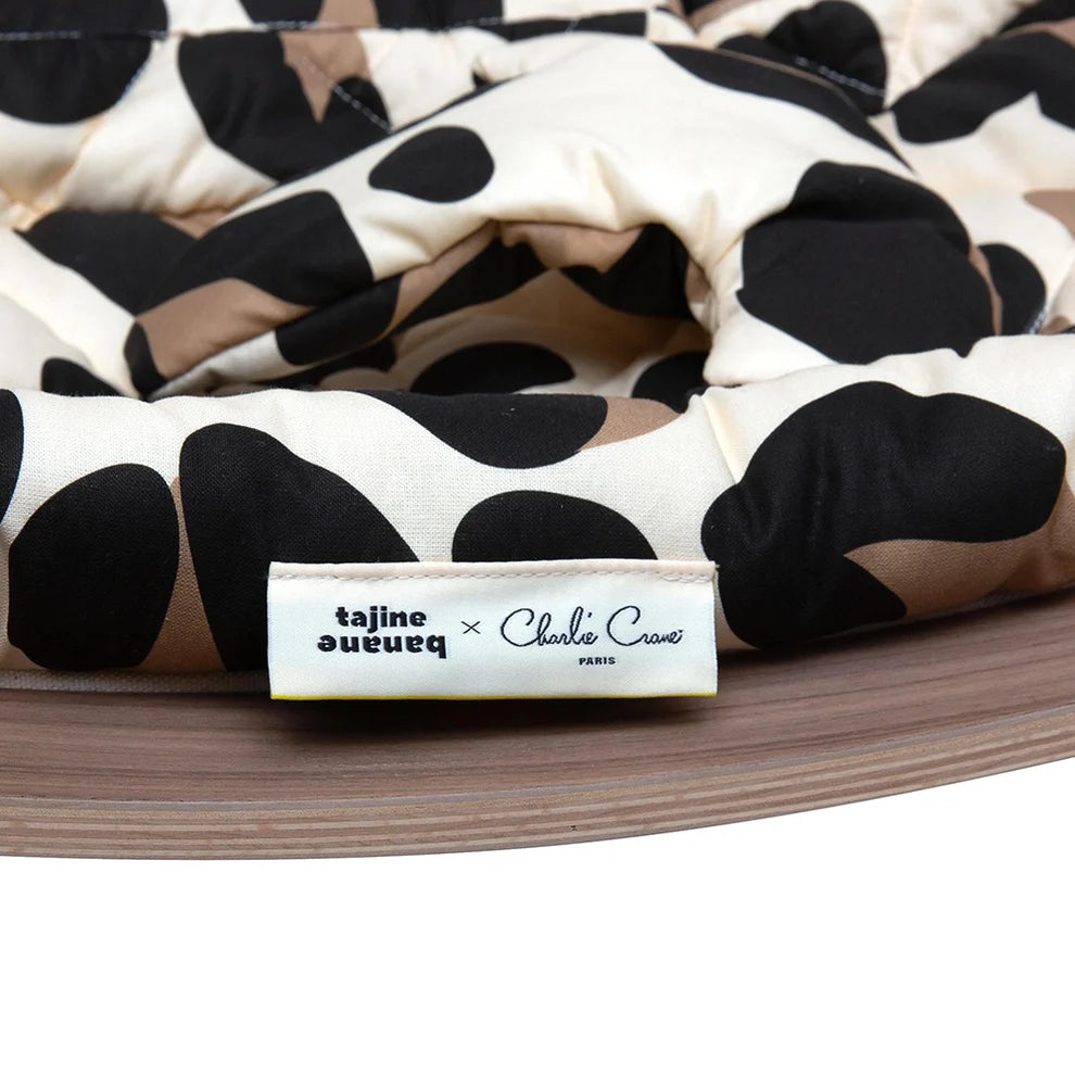 Charlie Crane ベビーバウンサー｜Babywippe LEVO Walnut｜ Leopard