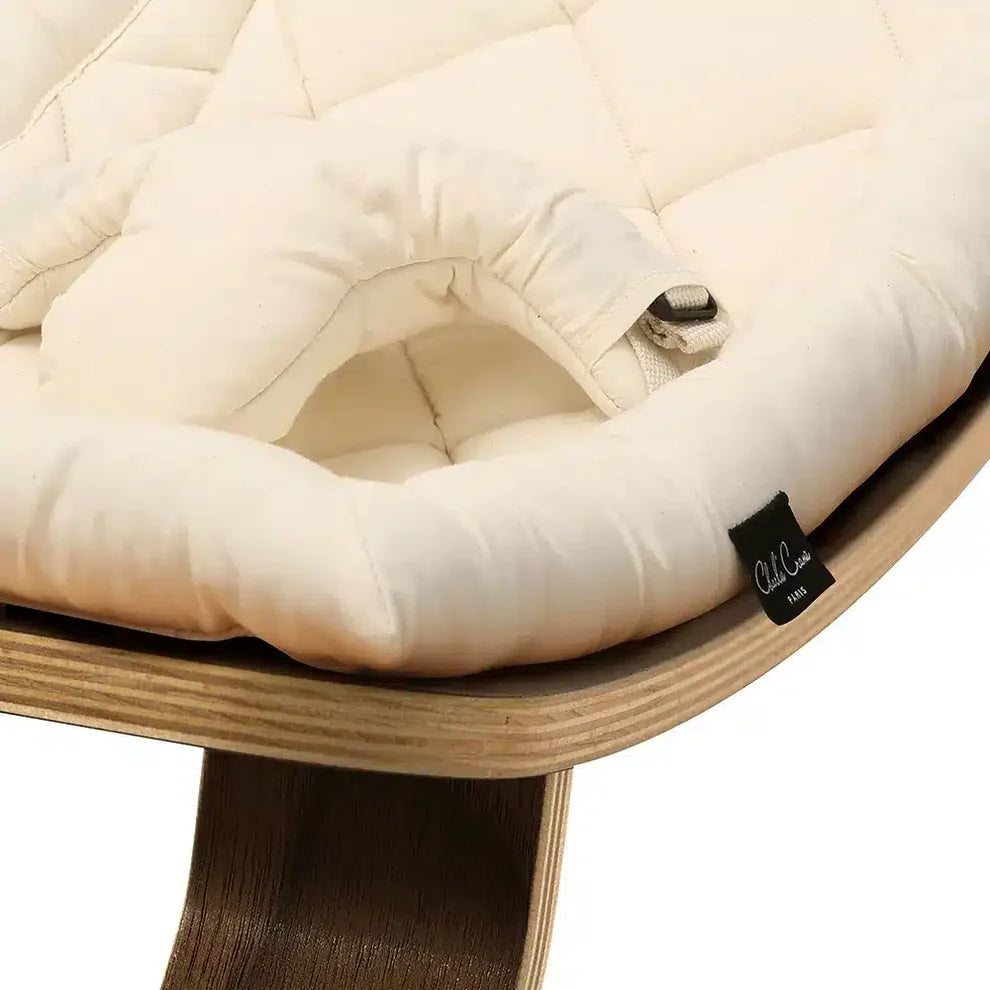Charlie Crane ベビーバウンサー｜Babywippe LEVO Walnut｜Organic Milk