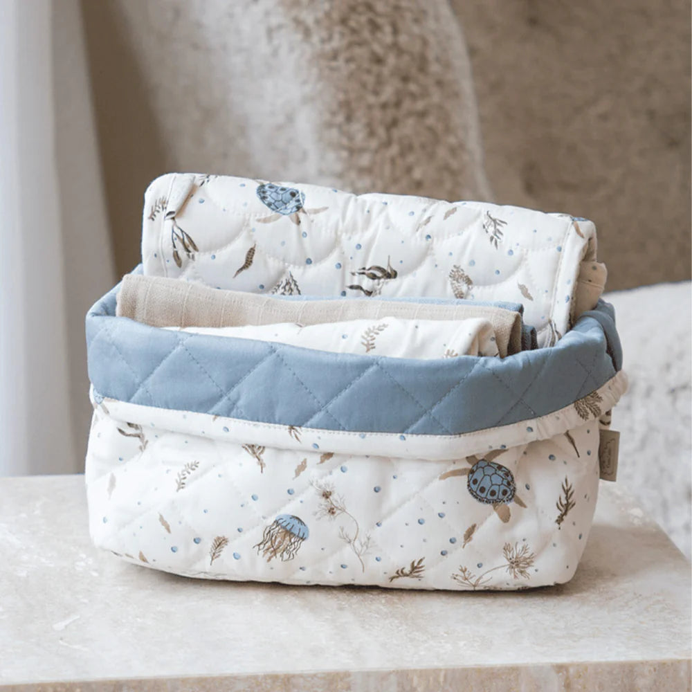 CamCam Copenhagen　ベビーケアギフト4点セット Sea Garden｜オーガニックコットン 出産祝いギフト
