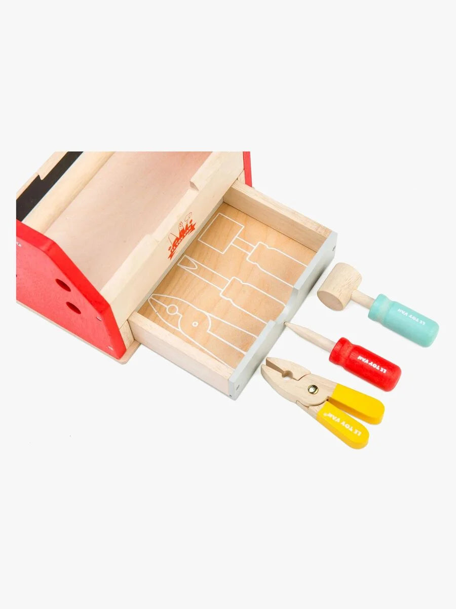 Le Toy Van  木製ツールボックス 11ピース｜工具セット｜おままごと