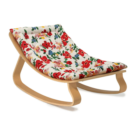 Charlie Crane ベビーバウンサー｜Babywippe LEVO Beech｜Hibiscus