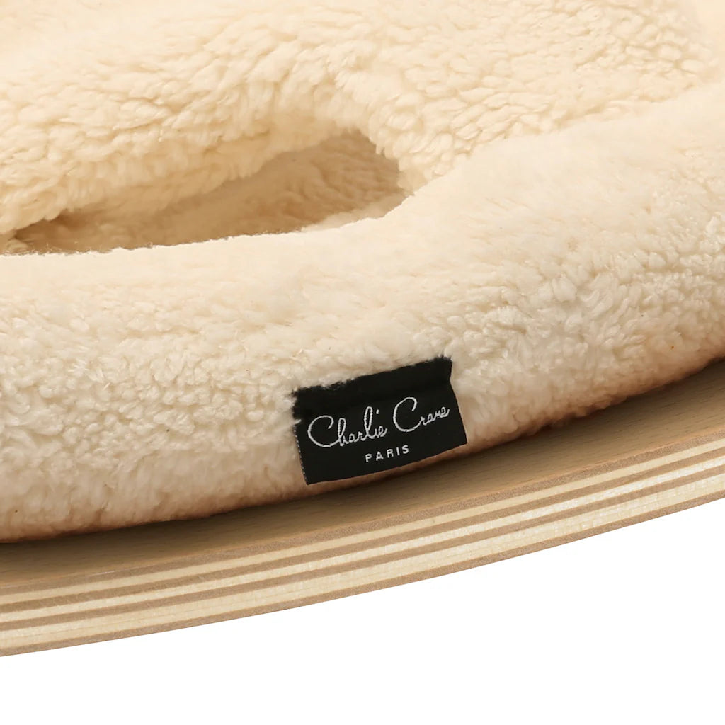 Charlie Crane ベビーバウンサー｜Babywippe LEVO Beech｜Fur Milk