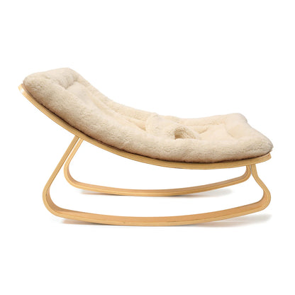 Charlie Crane ベビーバウンサー｜Babywippe LEVO Beech｜Fur Milk