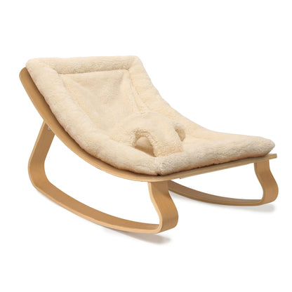 Charlie Crane ベビーバウンサー｜Babywippe LEVO Beech｜Fur Milk