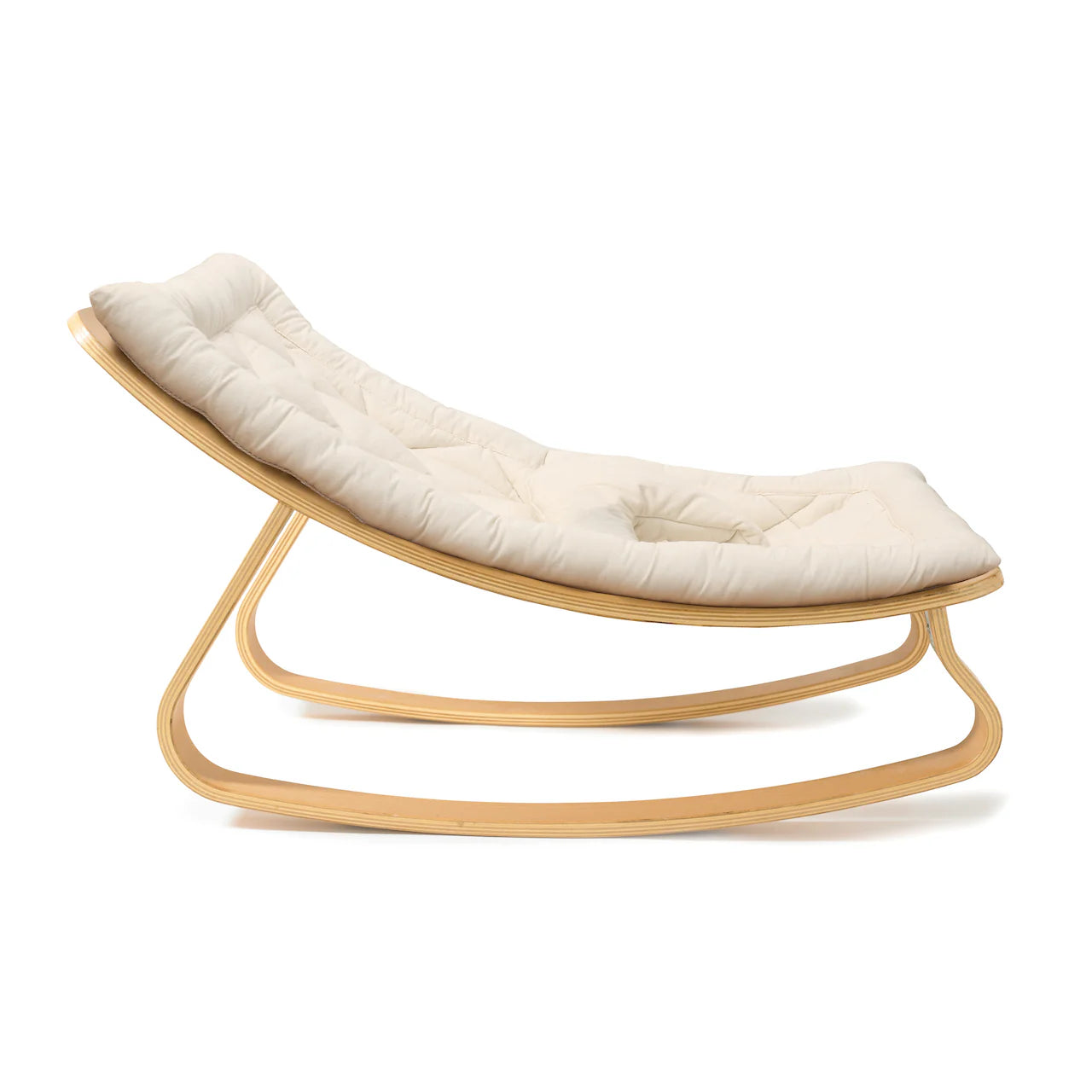Charlie Crane ベビーバウンサー｜Babywippe LEVO Beech｜Organic Milk