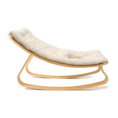 Charlie Crane ベビーバウンサー｜Babywippe LEVO Beech｜Organic Milk