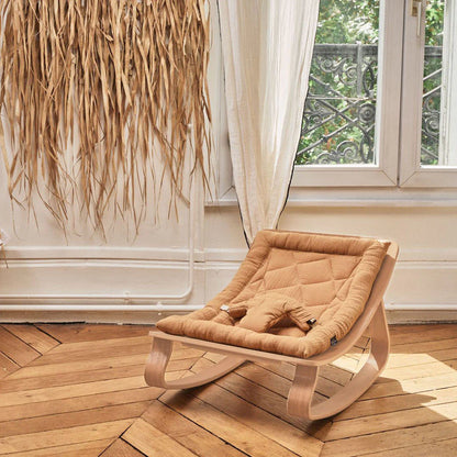 Charlie Crane ベビーバウンサー｜Babywippe LEVO Beech｜Camel