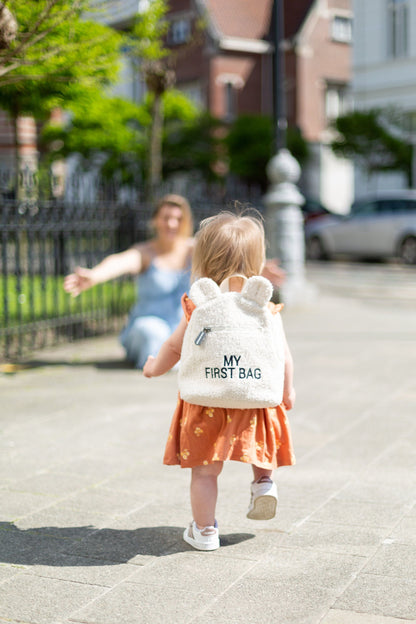 CHILDHOME  ベビーリュックサック　My First Bag｜Teddy Ecru｜キッズリュック