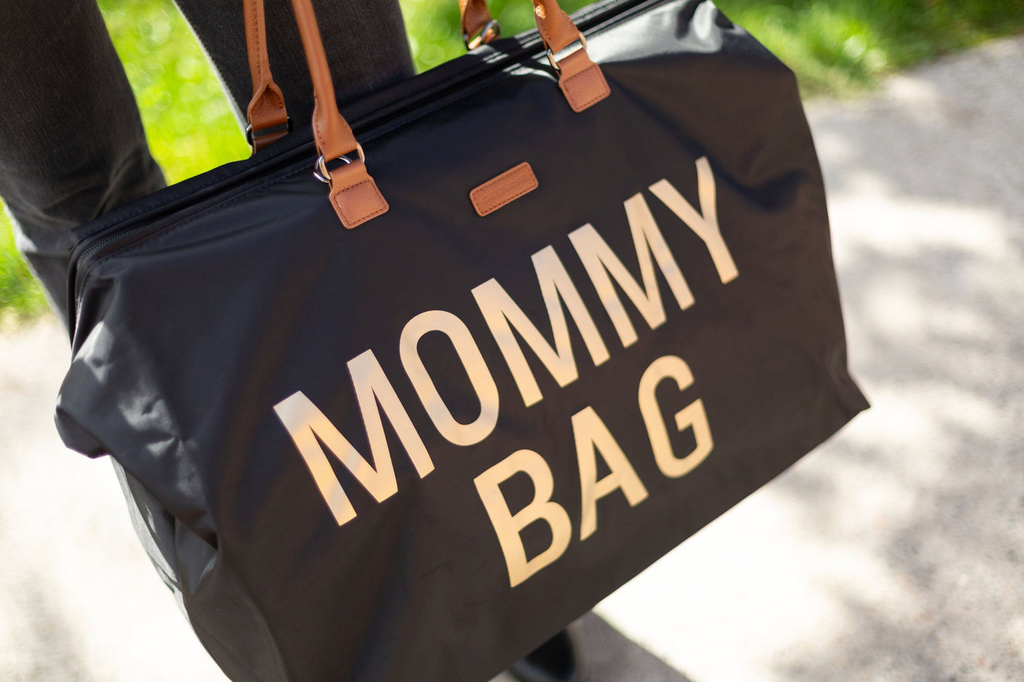 CHILDHOME   Mommy Bag 58L｜マザーズバッグ Black×Gold