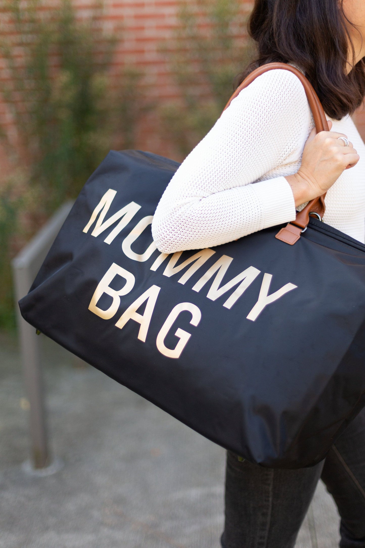 CHILDHOME   Mommy Bag 58L｜マザーズバッグ Black×Gold