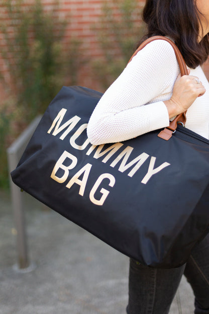 CHILDHOME   Mommy Bag 58L｜マザーズバッグ Black×Gold