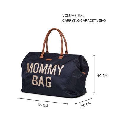 CHILDHOME   Mommy Bag 58L｜マザーズバッグ Black×Gold