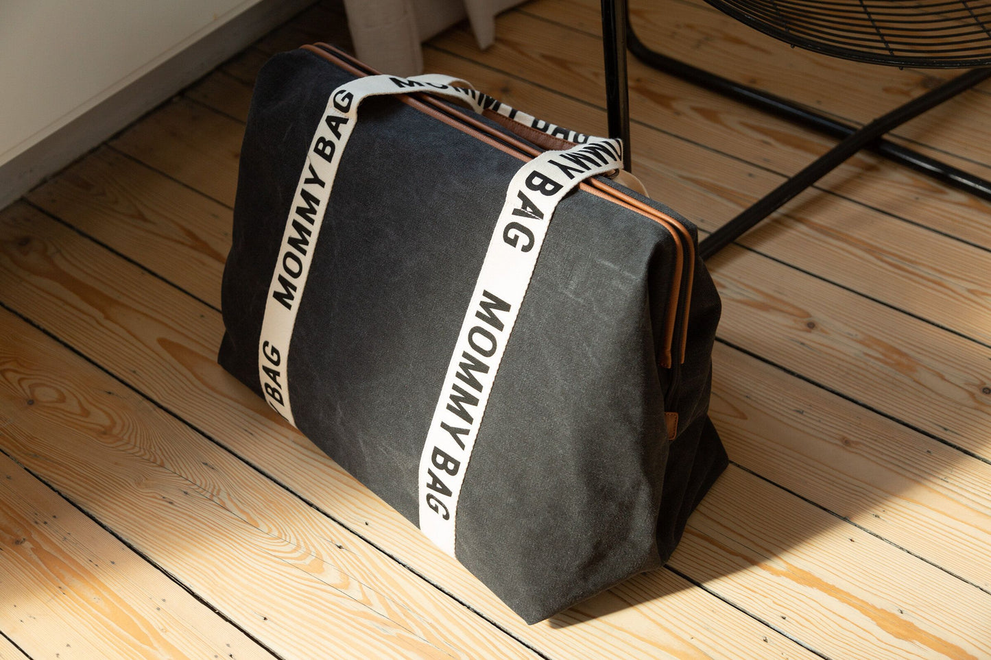 CHILDHOME   Mommy Bag-Signatur Canvas 58L｜マザーズバッグ  Black