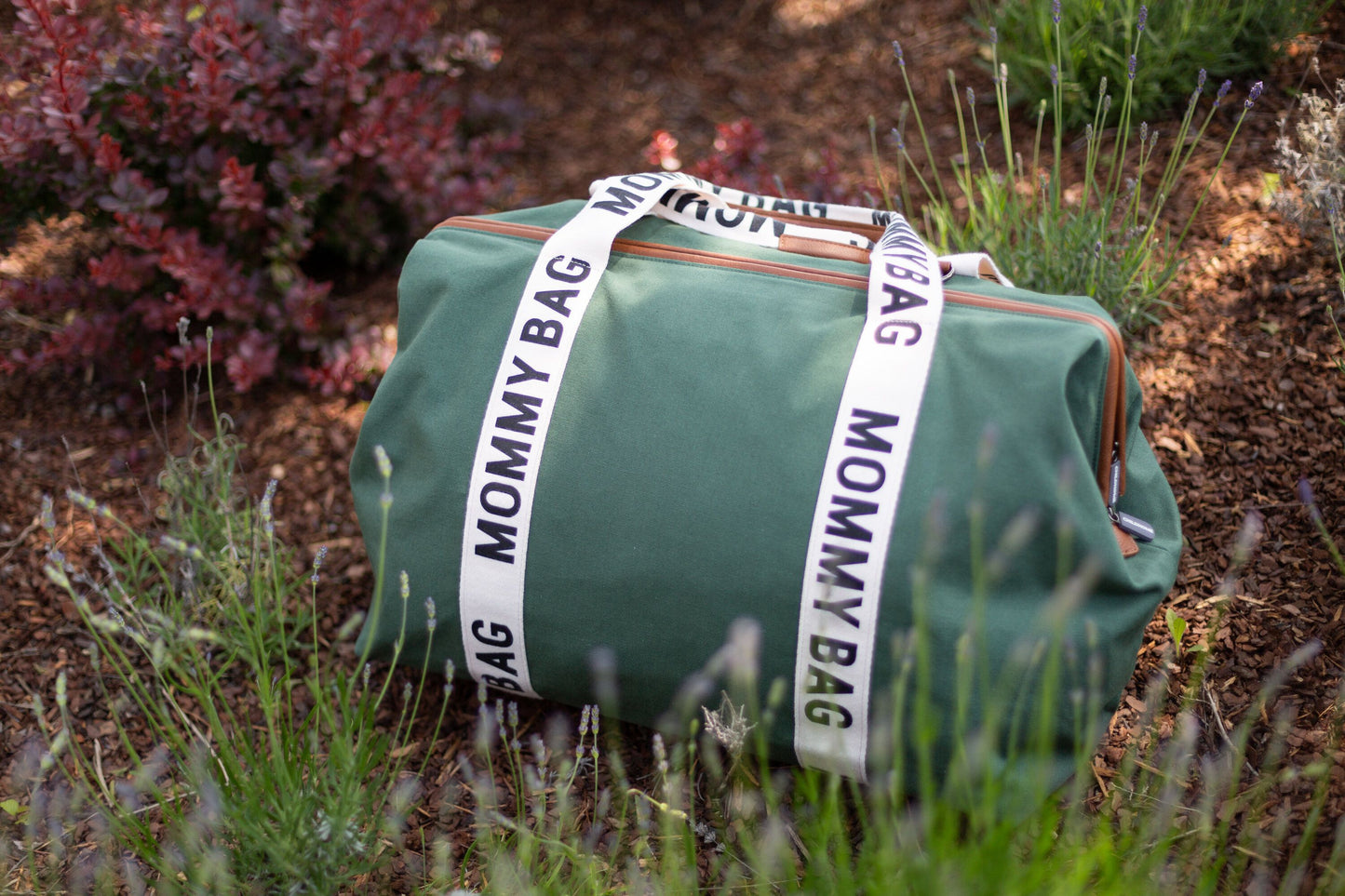 CHILDHOME   Mommy Bag-Signatur Canvas 58L｜マザーズバッグ  Green　