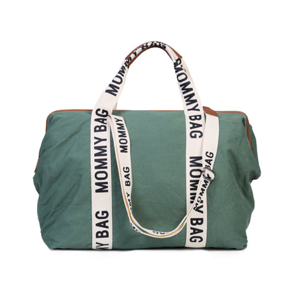 CHILDHOME   Mommy Bag-Signatur Canvas 58L｜マザーズバッグ  Green　
