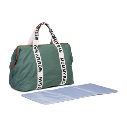 CHILDHOME   Mommy Bag-Signatur Canvas 58L｜マザーズバッグ  Green　
