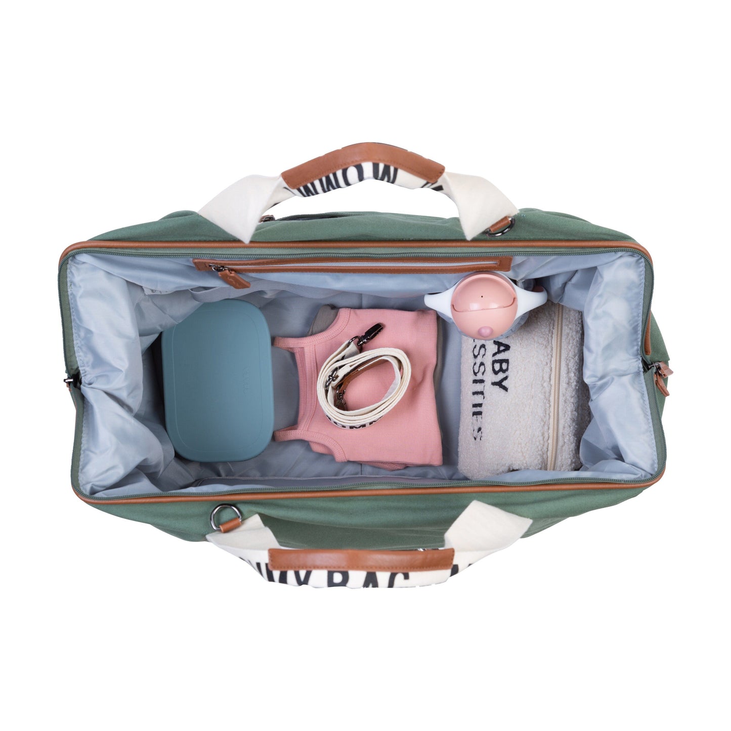 CHILDHOME   Mommy Bag-Signatur Canvas 58L｜マザーズバッグ  Green　