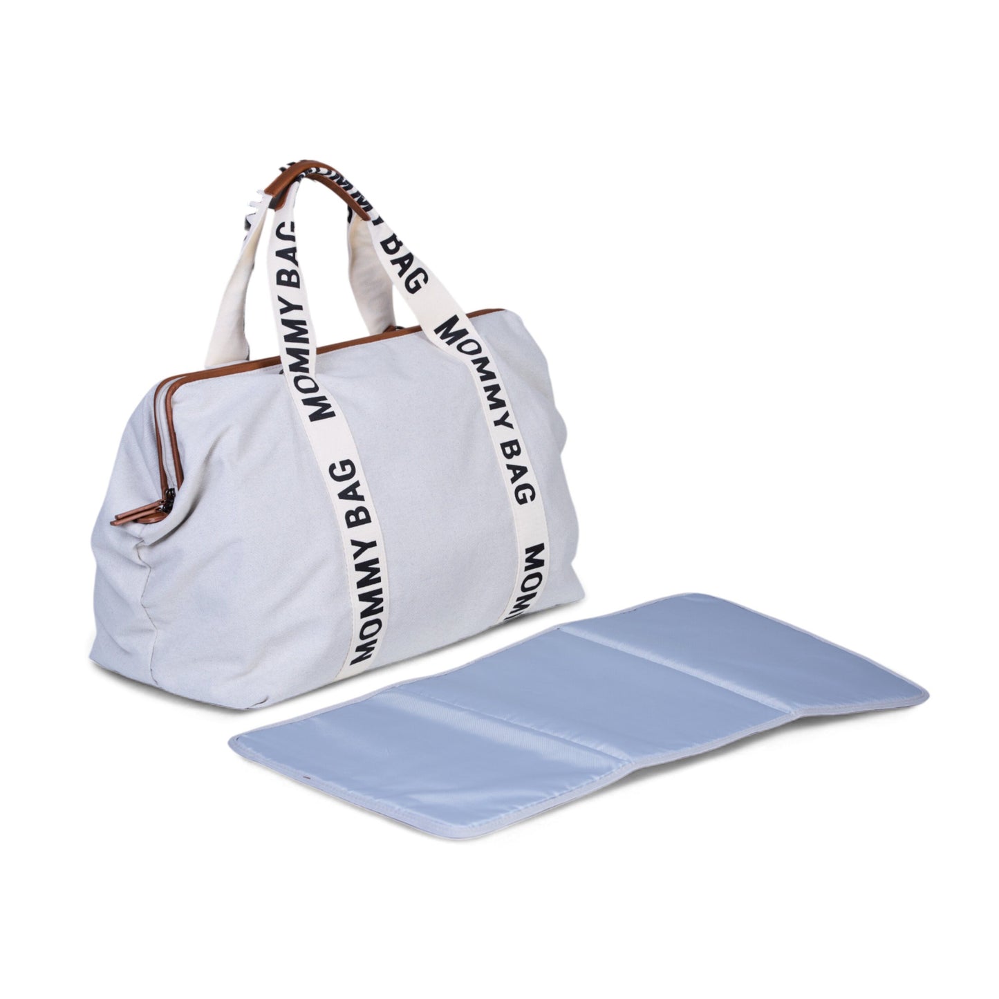 CHILDHOME   Mommy Bag-Signatur Canvas 58L｜マザーズバッグ  Ecru