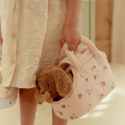 Little Dutch 子犬のジャッキー＆ほね・バッグ付き｜ぬいぐるみセット｜おままごと