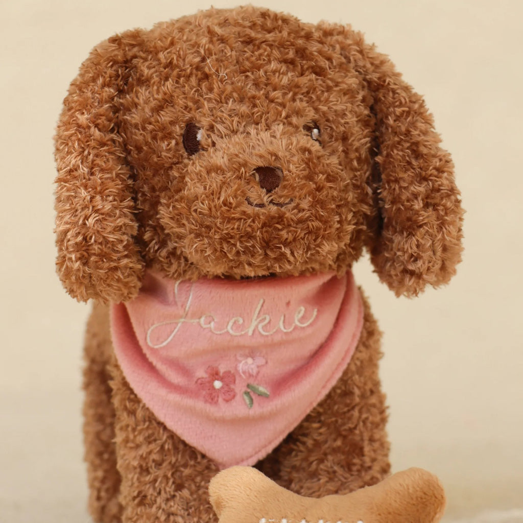 Little Dutch 子犬のジャッキー＆ほね・バッグ付き｜ぬいぐるみセット｜おままごと