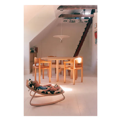 Charlie Crane ベビーバウンサー｜Babywippe LEVO Beech｜Leopard