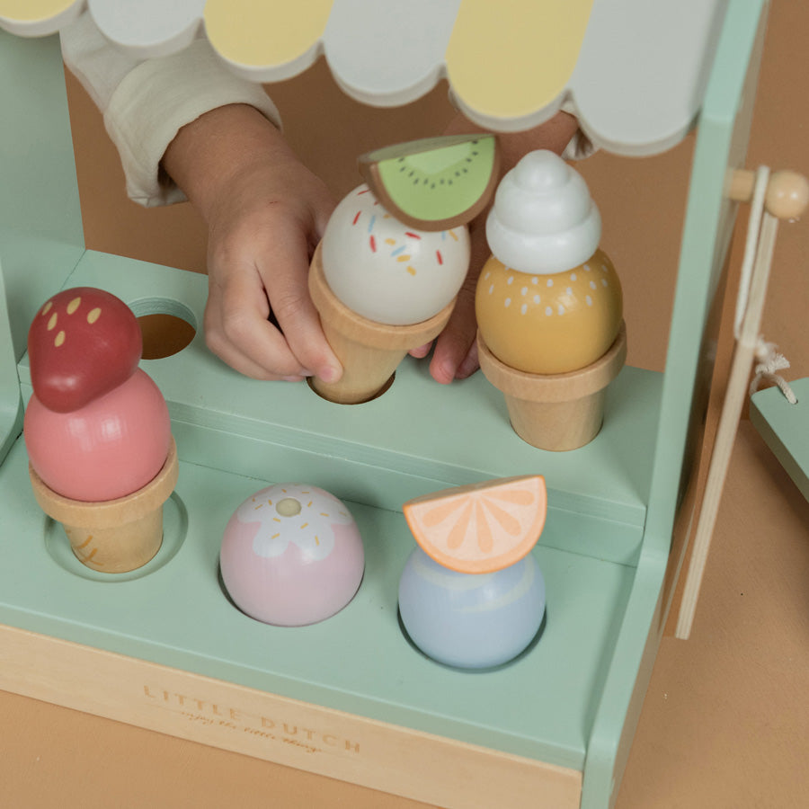Little Dutch 木製アイスクリームパーラー｜アイスクリームセット｜おままごと