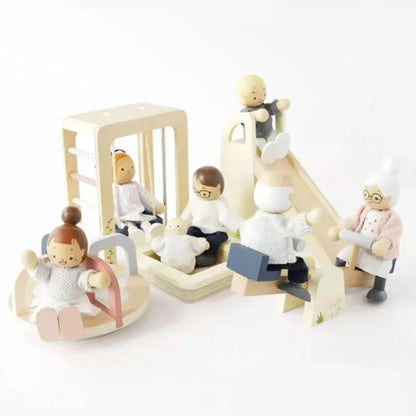Le Toy Van  木製プレイグラウンドセット｜7つの遊具セット｜ドールハウス｜おままごと