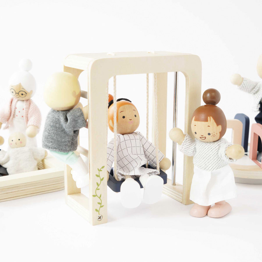 Le Toy Van  木製プレイグラウンドセット｜7つの遊具セット｜ドールハウス｜おままごと