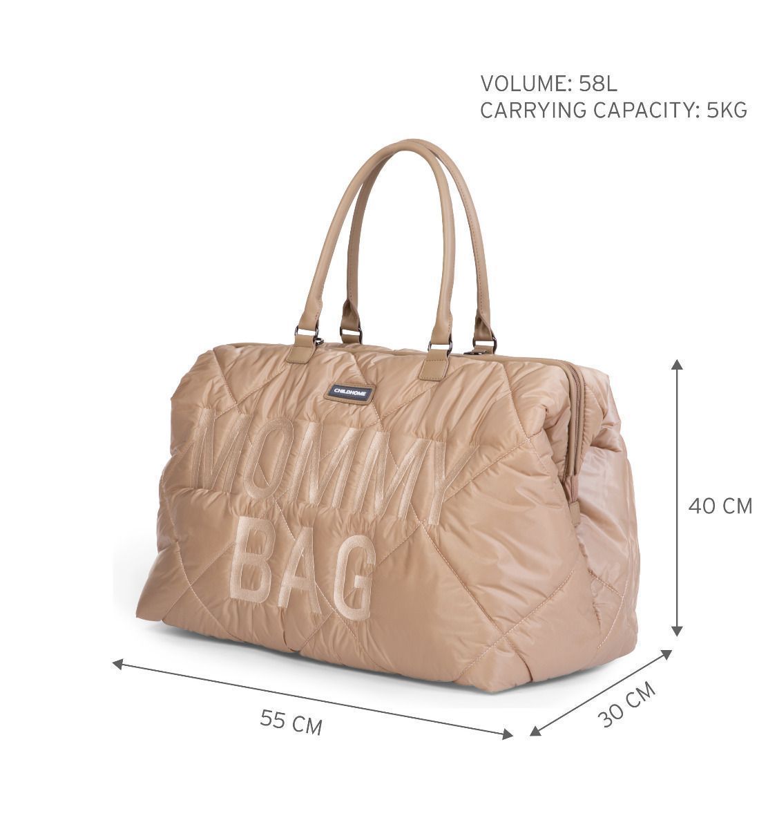 CHILDHOME   Mommy Bag 58L｜キルティングマザーズバッグ｜3color