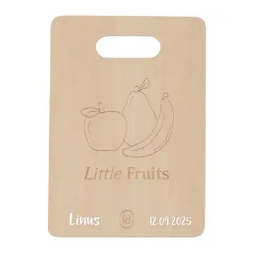 Little Dutch  木製カッティング野菜・フルーツセット ｜名前・誕生日入れ　おままごと