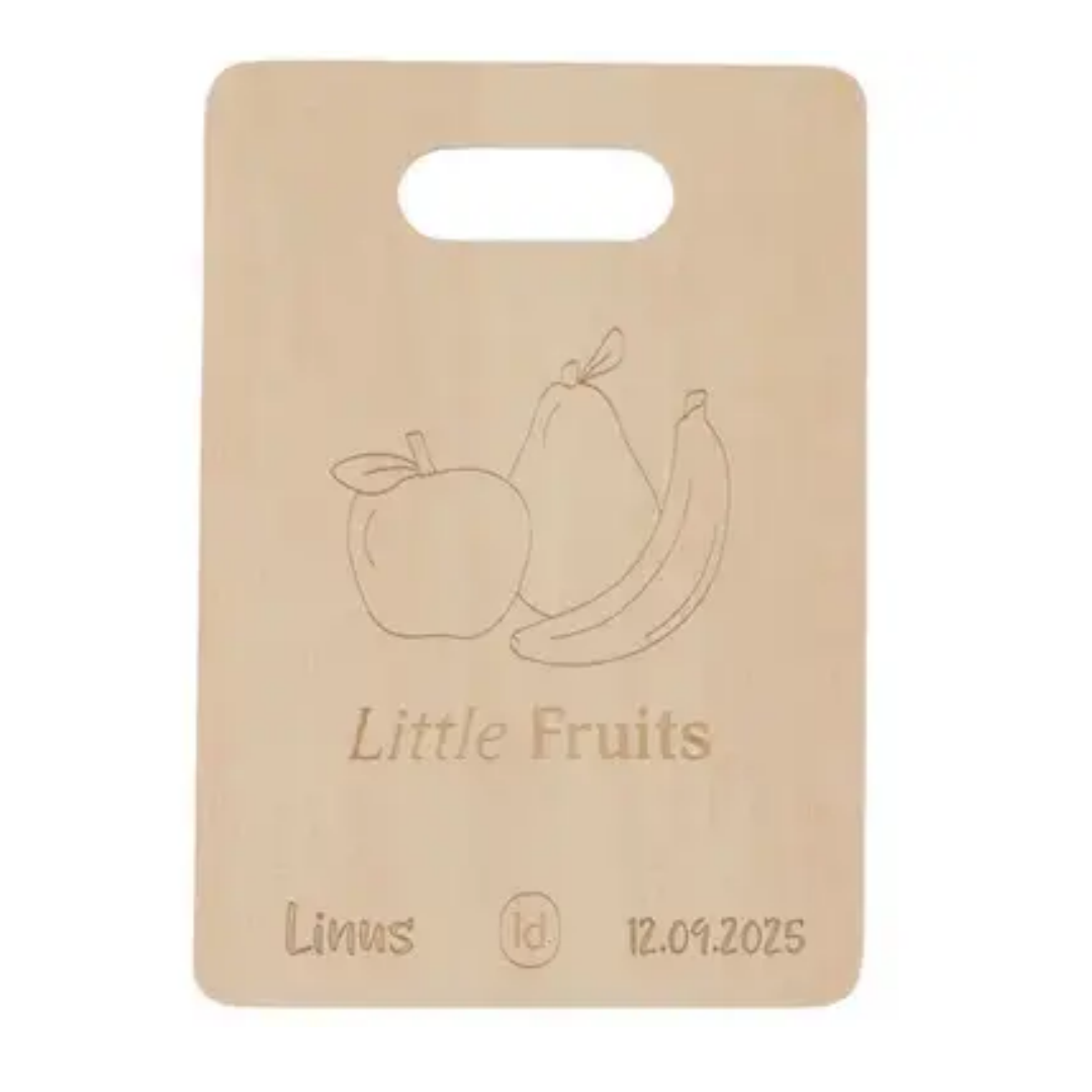 Little Dutch  木製カッティング野菜・フルーツセット ｜名前・誕生日入れ　おままごと