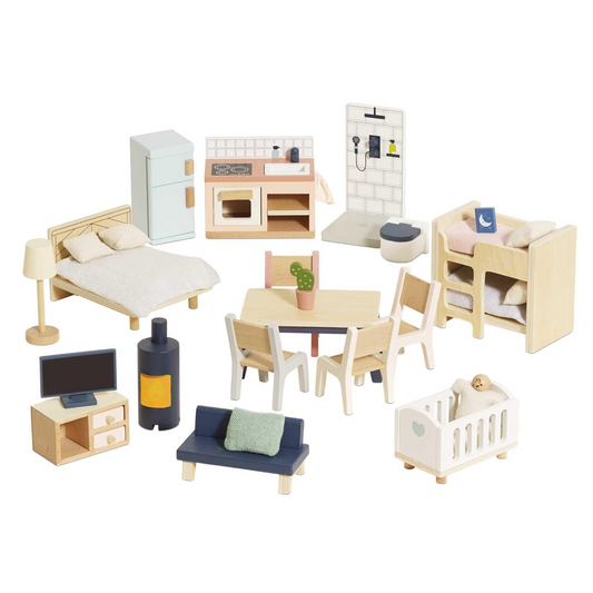 Le Toy Van  木製家具フルセット｜37アイテム｜スターターセット｜ドールハウス｜おままごと