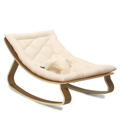 Charlie Crane ベビーバウンサー｜Babywippe LEVO Walnut｜Organic Milk
