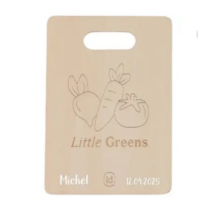 Little Dutch  木製カッティング野菜・フルーツセット ｜名前・誕生日入れ　おままごと