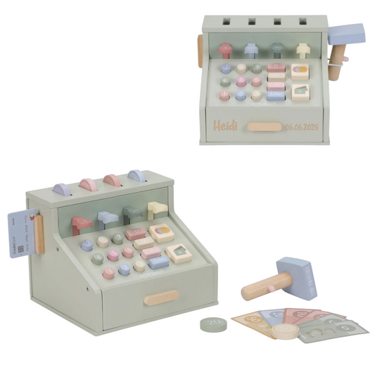 Little Dutch  木製 レジスターセット｜名前・誕生日入れ　おままごと