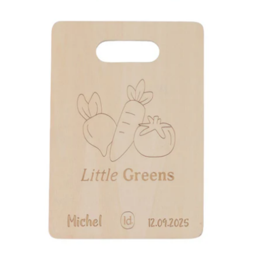 Little Dutch  木製カッティング野菜・フルーツセット ｜名前・誕生日入れ　おままごと