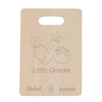 Little Dutch  木製カッティング野菜・フルーツセット ｜名前・誕生日入れ　おままごと