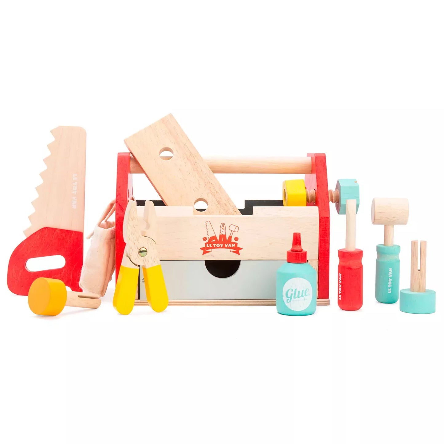 Le Toy Van  木製ツールボックス 11ピース｜工具セット｜おままごと